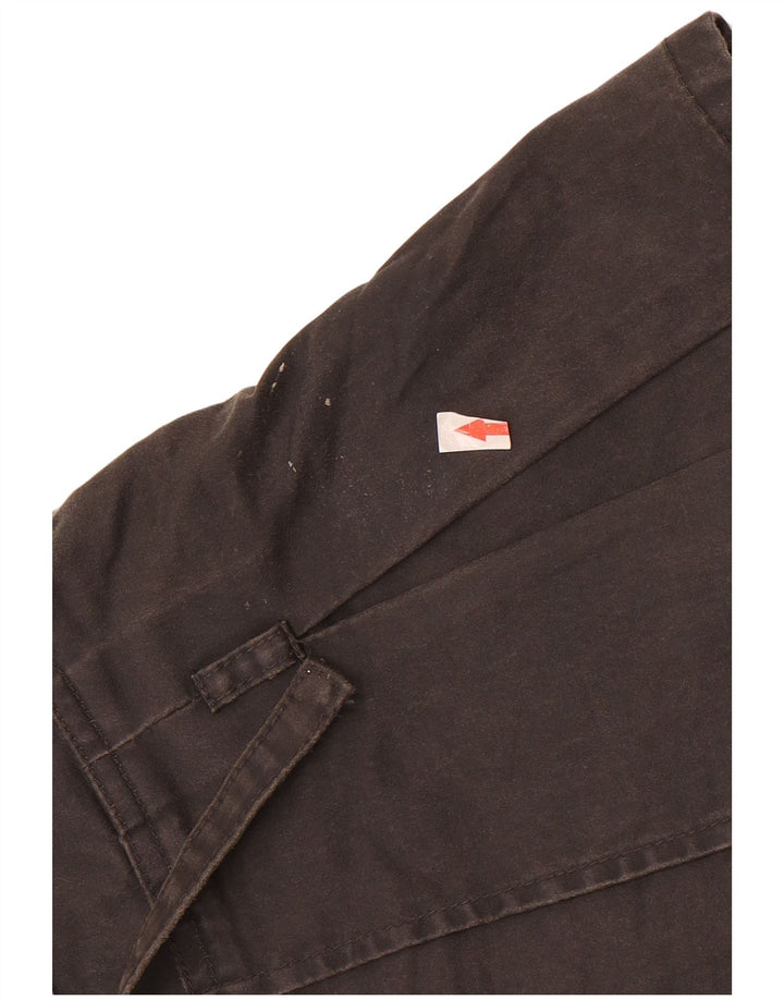 Mini saia feminina Zara pequena W26 poliuretano preto