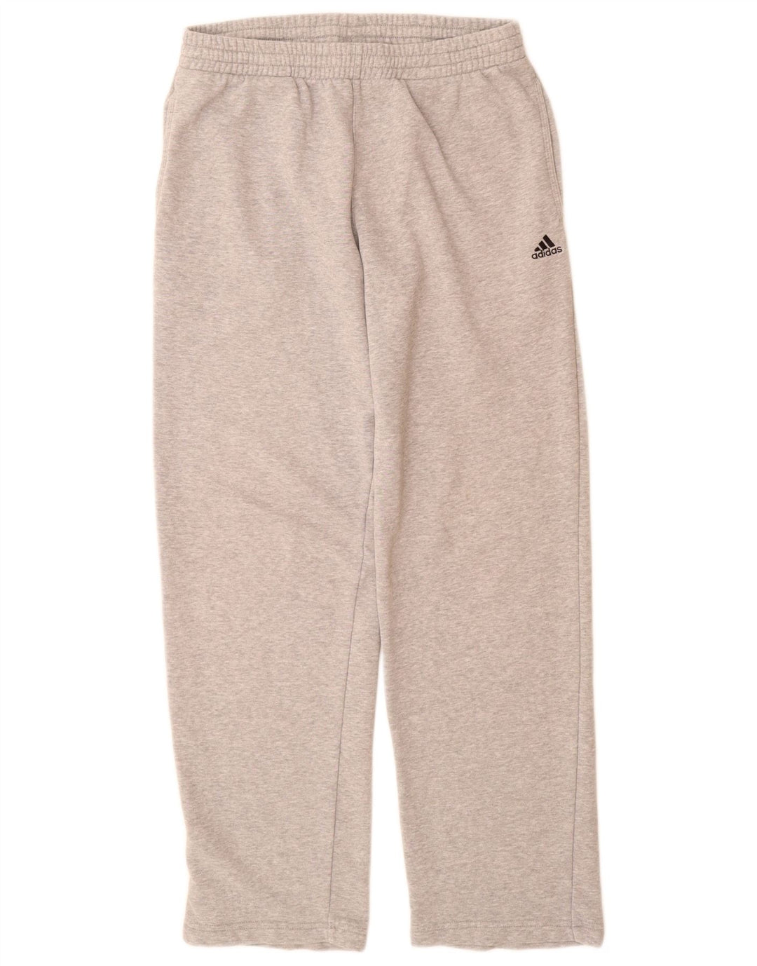 Adidas Mens Calças de treino cinza médio algodão manchado