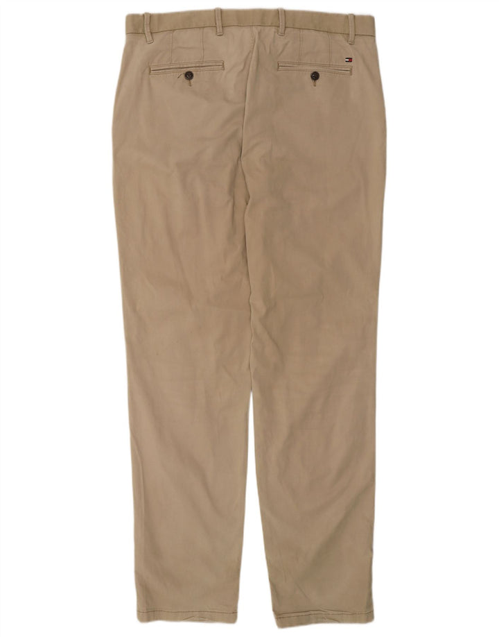 Calça Chino Masculina TOMMY HILFIGER W36 L34 Algodão Bege