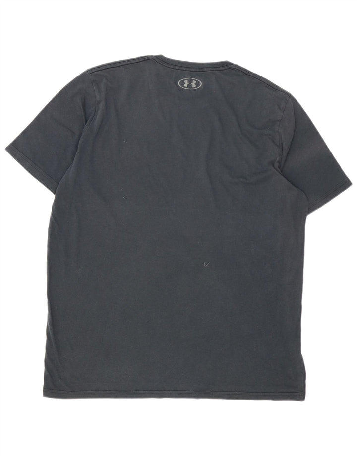 Camiseta masculina Under ARMOUR Heat Gear grande cinza