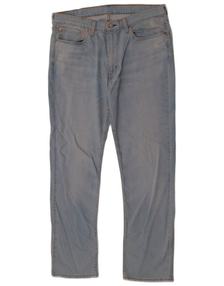 Levi's Masculino 514 Straight Jeans W36 L32 Azul Algodão