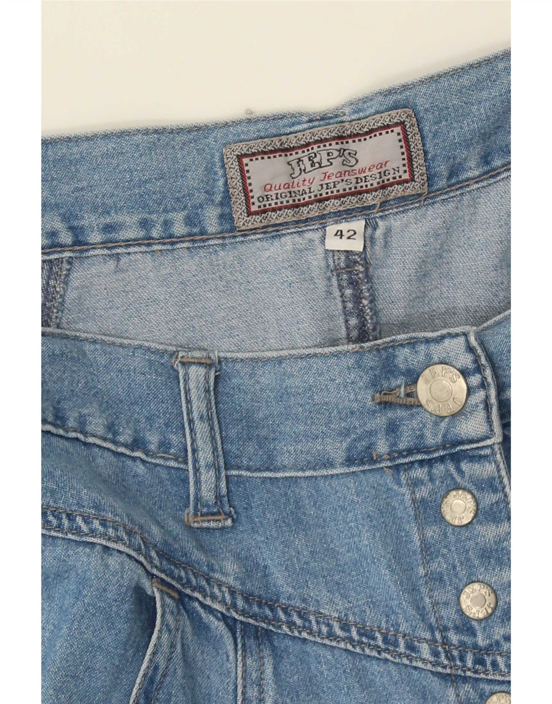 Saia jeans maxi feminina Jep IT 42 médio W32 azul
