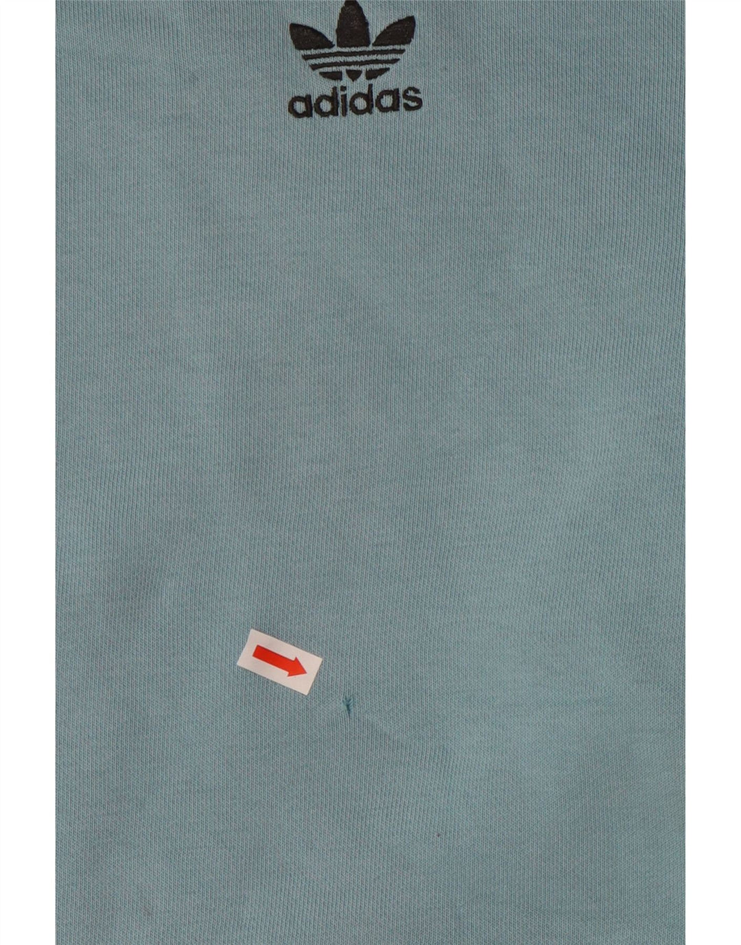 ADIDAS Mens Hoodie Jumper Grande Algodão Azul