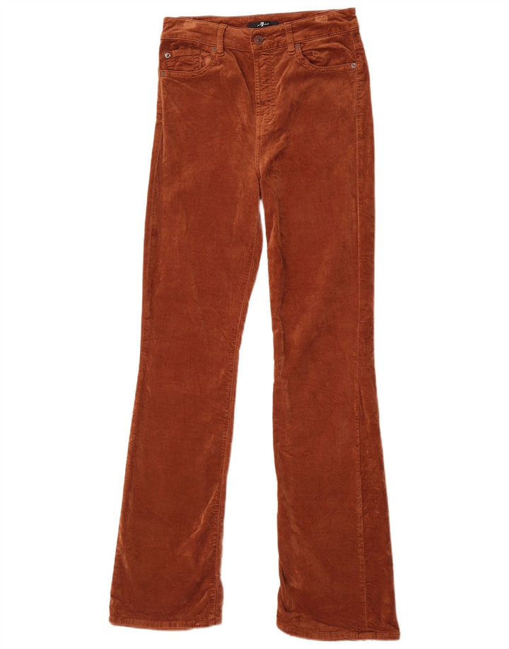 7 For All Mankind Calça feminina casual bootcut W28 L32 marrom
