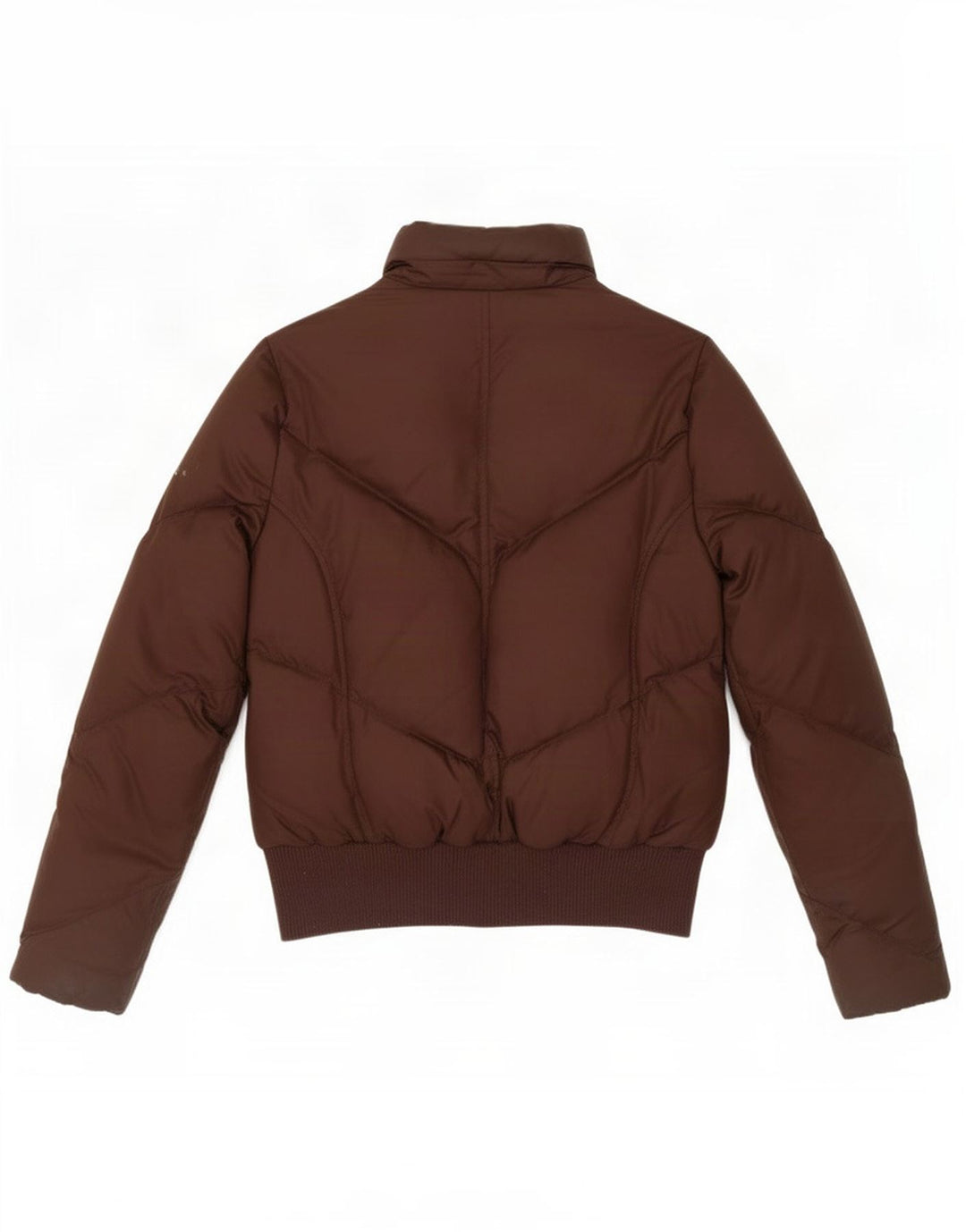 Jaqueta bomber acolchoada feminina Tommy Hilfiger Reino Unido 10 pequeno poliéster marrom