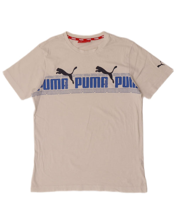 Camiseta Puma Menino Graphic 15-16 Anos Branco