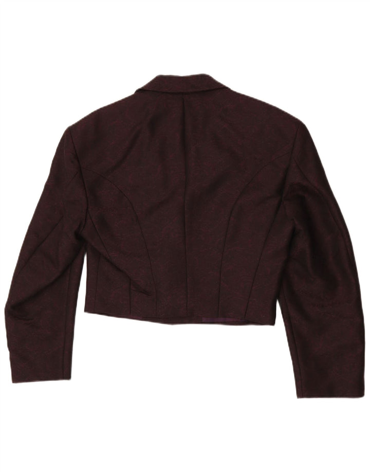 Jaqueta Blazer Masculina Wilvorst Crop 1 Botão Reino Unido 34 XS Roxo Viscose