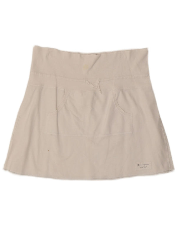 Saia de tênis feminina Champion grande W32 algodão branco