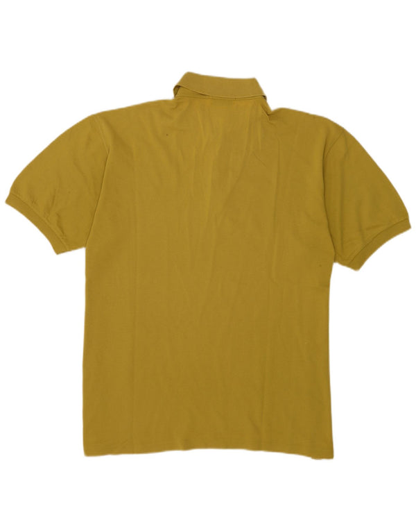 Camisa polo masculina Pierre Cardin IT 52 grande algodão amarelo