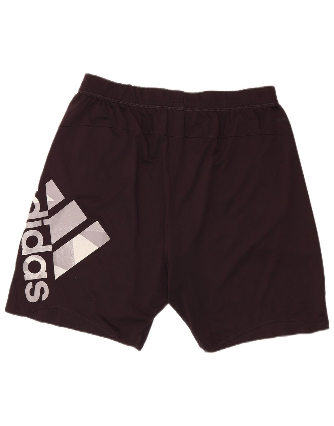 Shorts esportivos gráficos masculinos Adidas médio preto poliéster