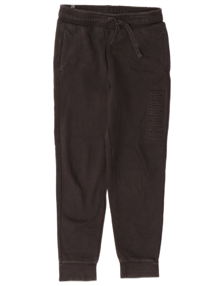 Calça esportiva Puma Boys Graphic Joggers 11-12 anos algodão preto