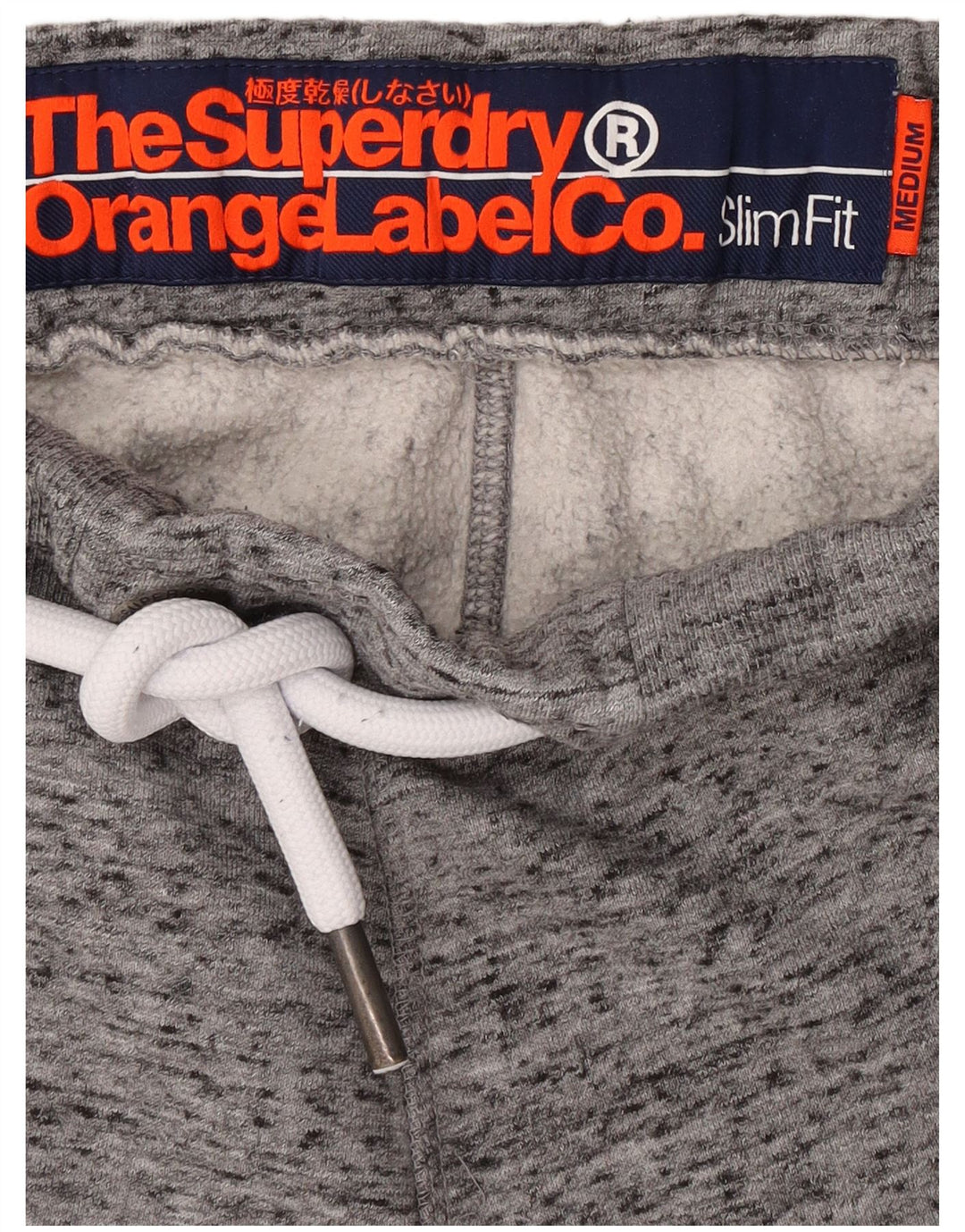 Calça de treino feminina Superdry Joggers UK 12 cinza médio manchado
