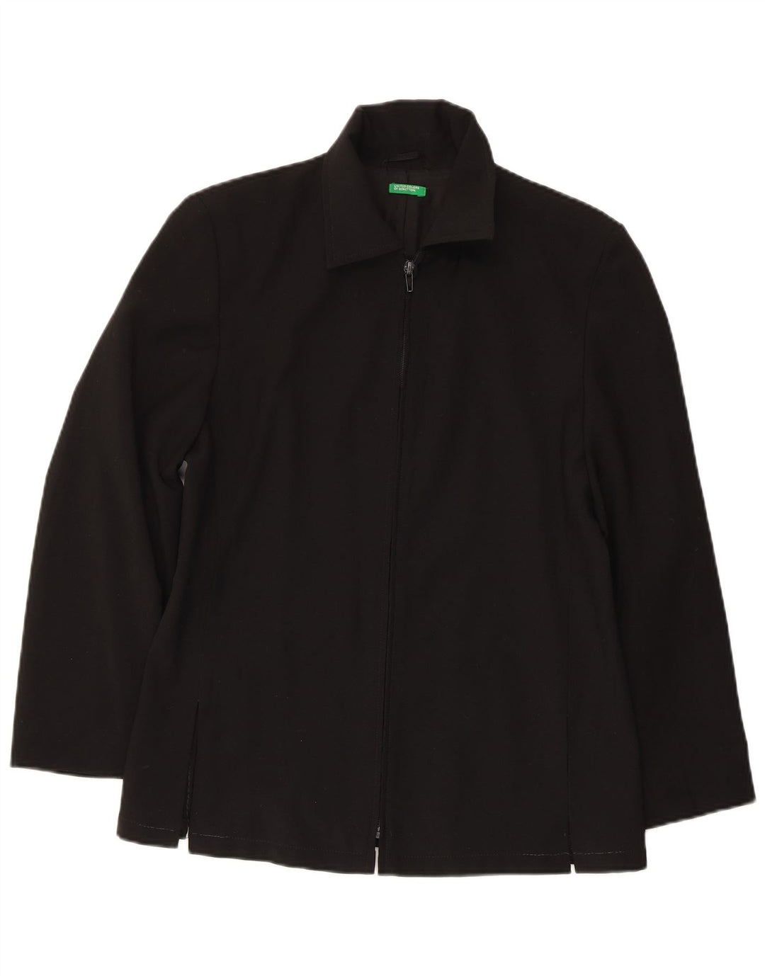 Jaqueta blazer feminina BENETTON Reino Unido 12 médio preto