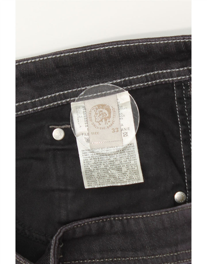 DIESEL Jeans retos masculinos W33 L30 algodão cinza