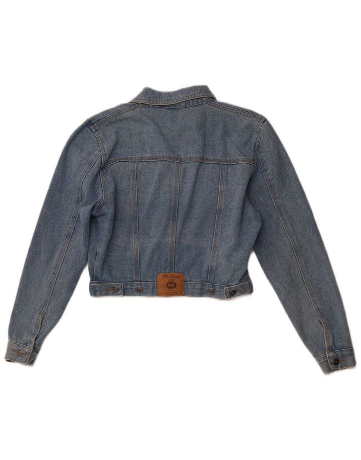 Jaqueta jeans feminina DOROTHY PERKINS Reino Unido 14 algodão azul médio