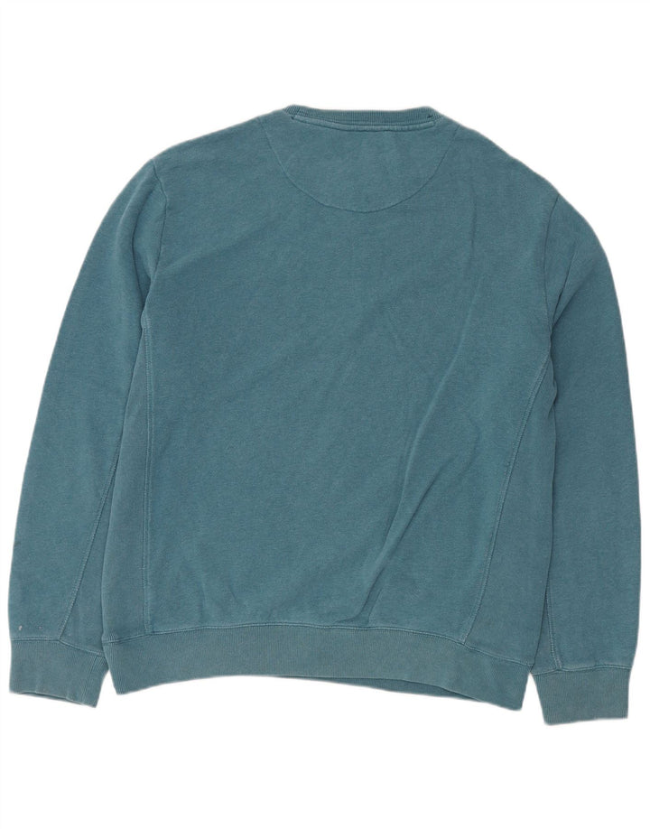 Crew Clothing Mens Moletom Jumper XL Algodão Azul