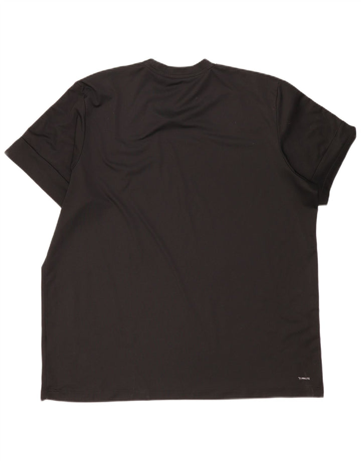 Camiseta Adidas Masculina Climalite Graphic Top 2XL Poliéster Preto