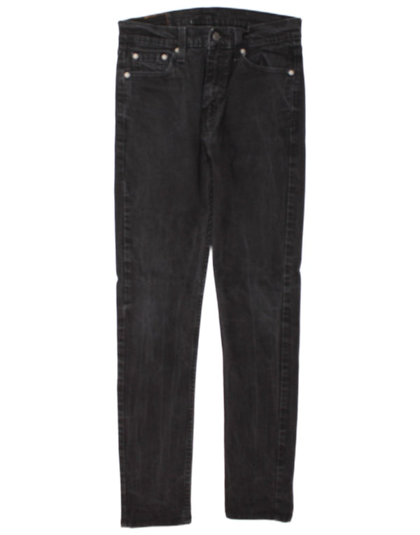 Calça jeans feminina Levi's 510 skinny W30 L32 cinza algodão