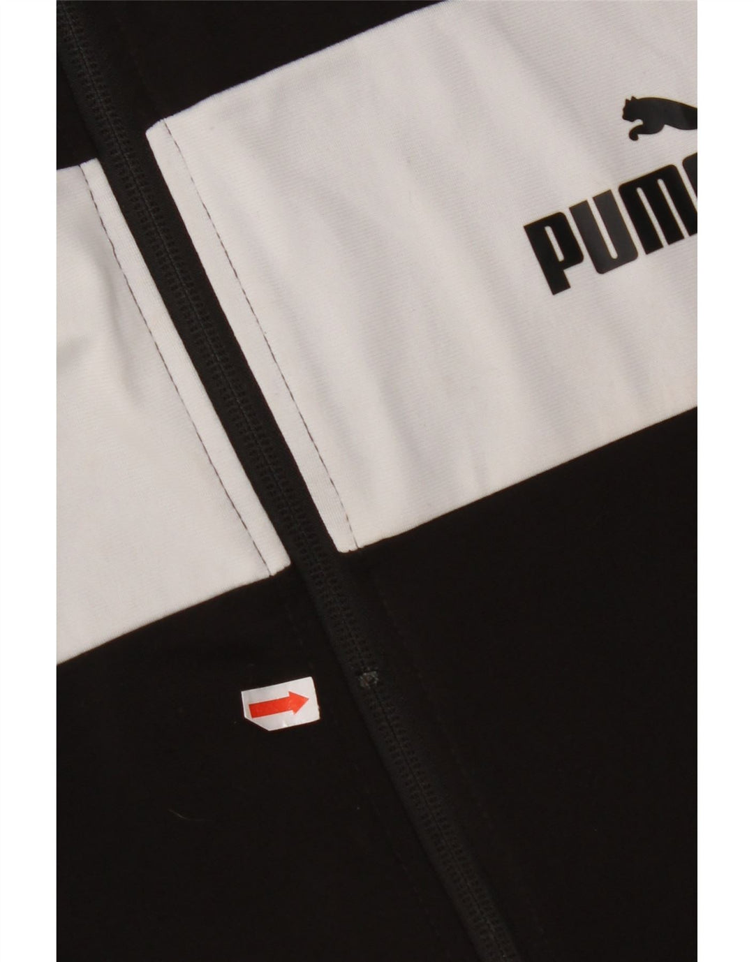 PUMA Mens Tracksuit Top Jacket XL Preto Colourblock Poliéster