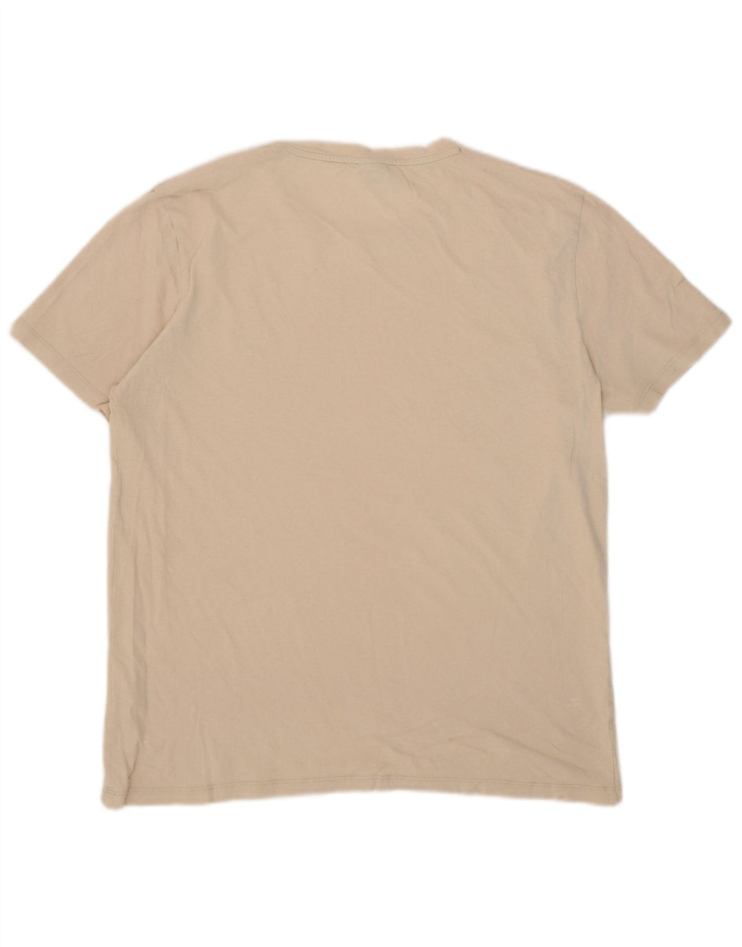 Camiseta masculina Hugo Boss Top XL algodão bege