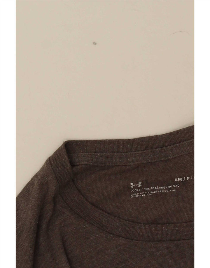 Camiseta masculina Under Armour pequena cinza