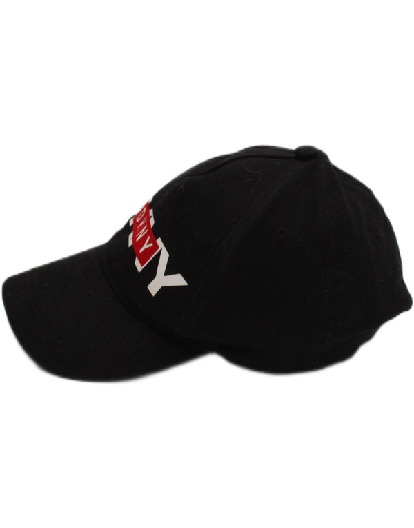 Boné de beisebol gráfico Dkny Boys tamanho único algodão preto