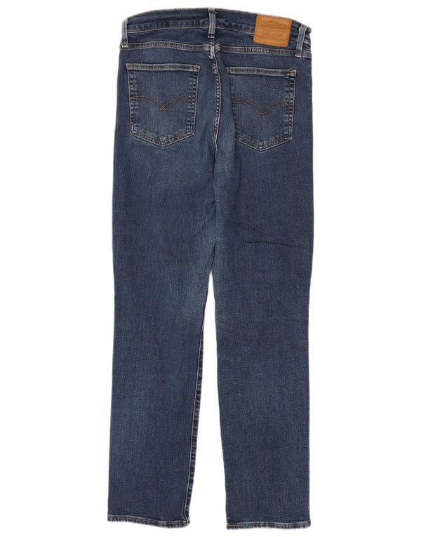 Calça jeans feminina Levi's 724 High Rise Straight W29 L28 azul algodão
