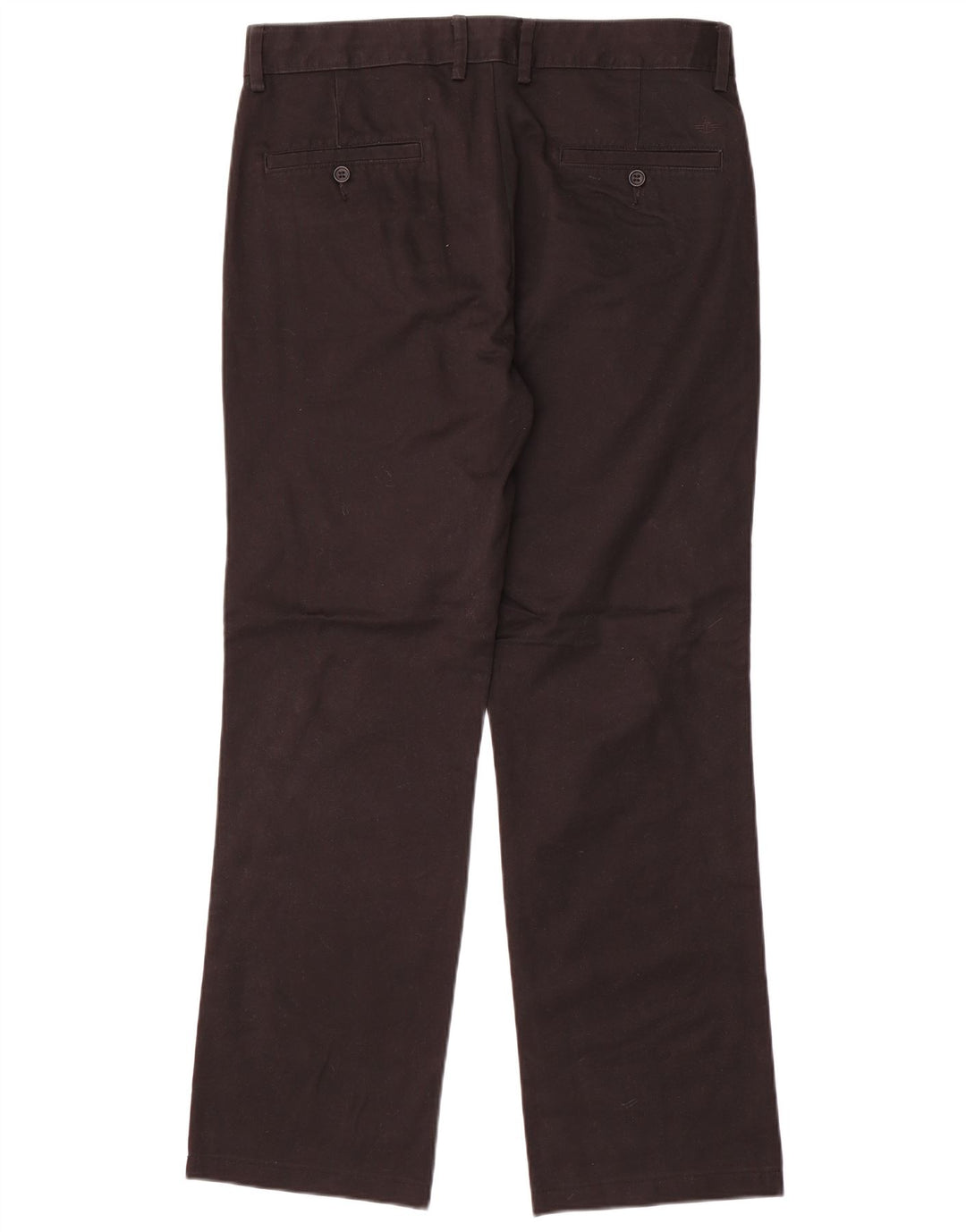 Calças Dockers masculinas retas Chino W34 L30 algodão preto