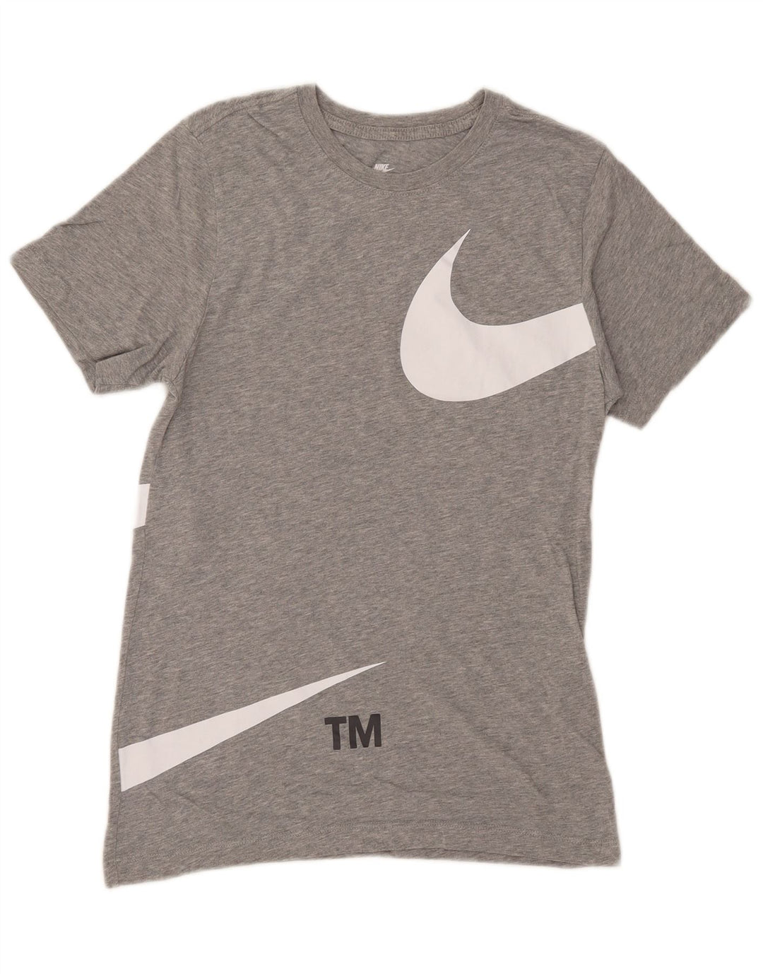 Camiseta Nike masculina gráfica Top XS algodão cinza