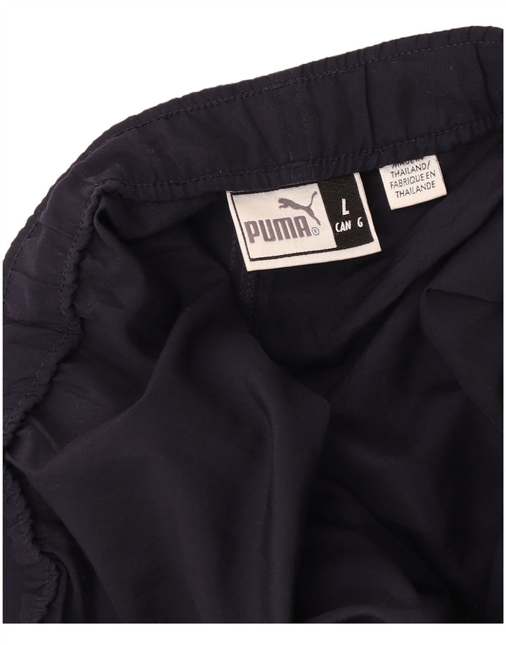 Calça de treino masculina Puma Capri grande azul marinho