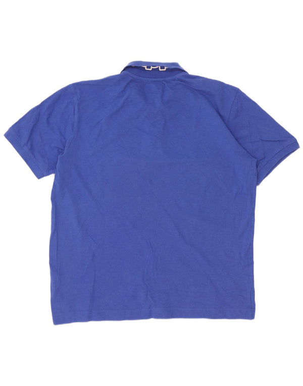 Kappa Mens Polo Shirt XL Blue Cotton