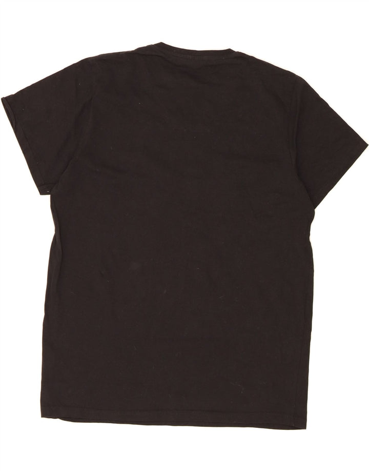 PIERRE CARDIN Mens T-Shirt Top 2XL Black Cotton Vintage Pierre Cardin and Second-Hand Pierre Cardin from Messina Hembry 