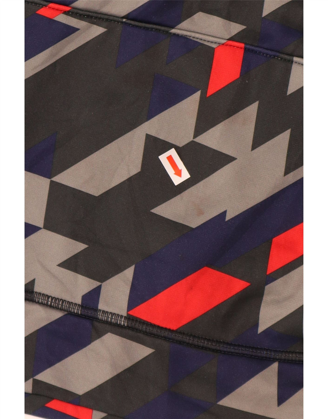 UNDER ARMOUR Meninas com capuz solto jumper 11-12 anos grande vermelho geométrico