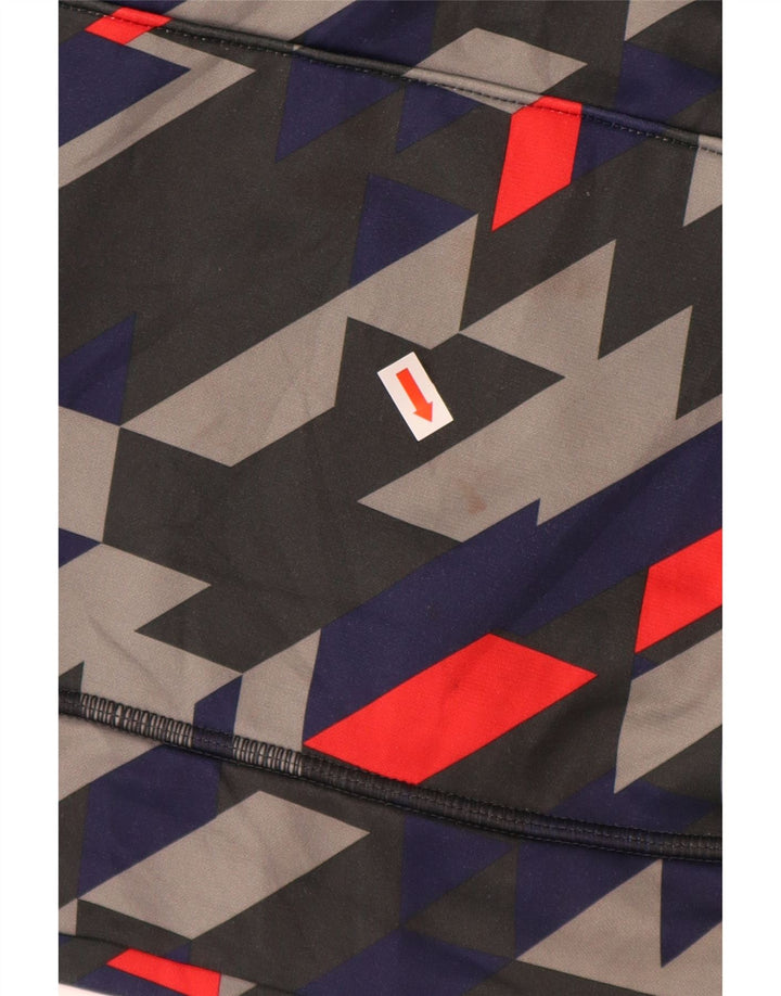 UNDER ARMOUR Meninas com capuz solto jumper 11-12 anos grande vermelho geométrico