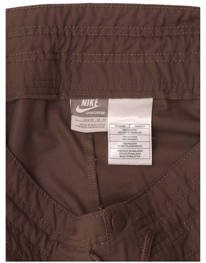 Shorts Chino Feminino Nike UK 8/10 Pequeno W34 Marrom Poliéster
