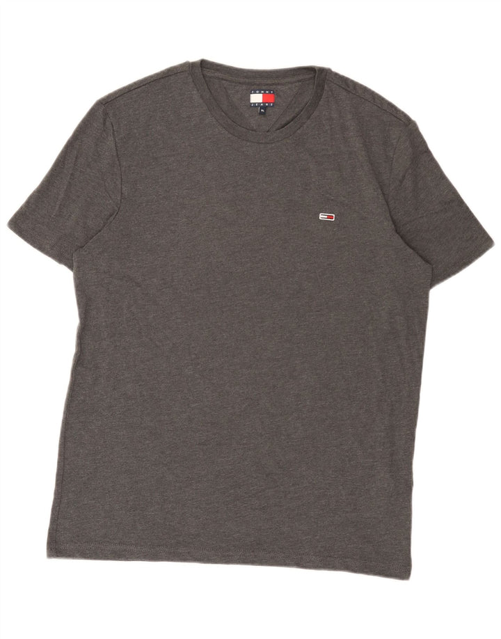 Camiseta masculina Tommy Hilfiger Top XL algodão cinza