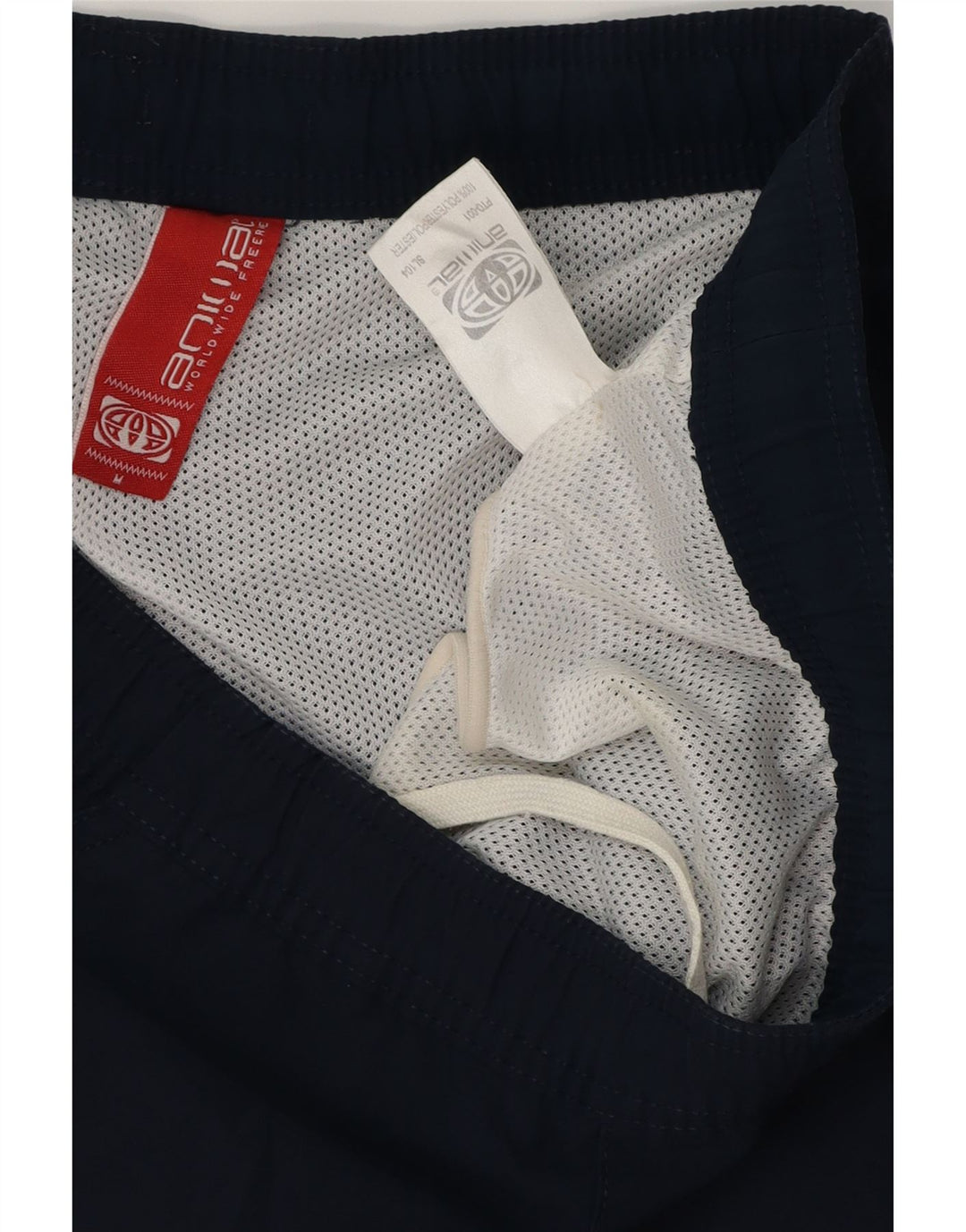 ANIMAL Mens Graphic Natação Shorts Médio Azul Marinho Poliéster