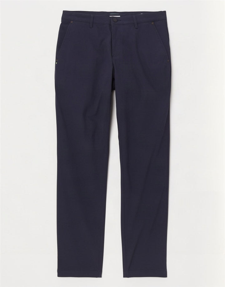 Calça Chino Slim Masculina Hugo Boss W30 L31 Azul Marinho Poliéster