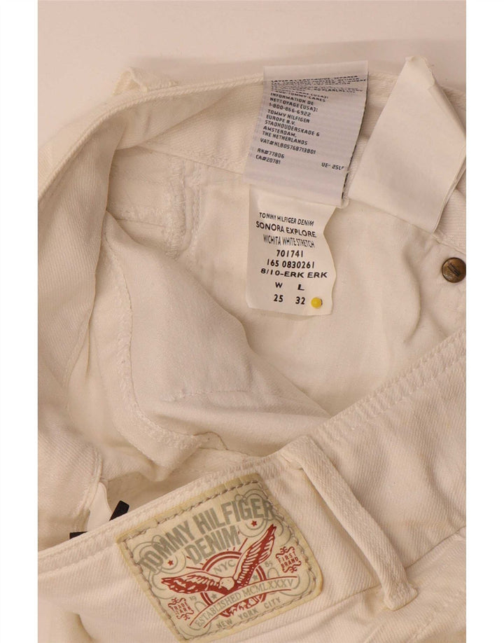 Tommy Hilfiger Jeans Slim Feminino W25 L32 Algodão Branco