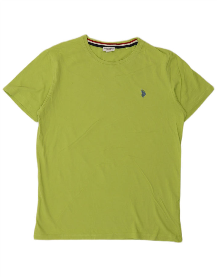 ASSN POLO DOS EUA. Camiseta Feminina Top UK 16 Grande Algodão Verde