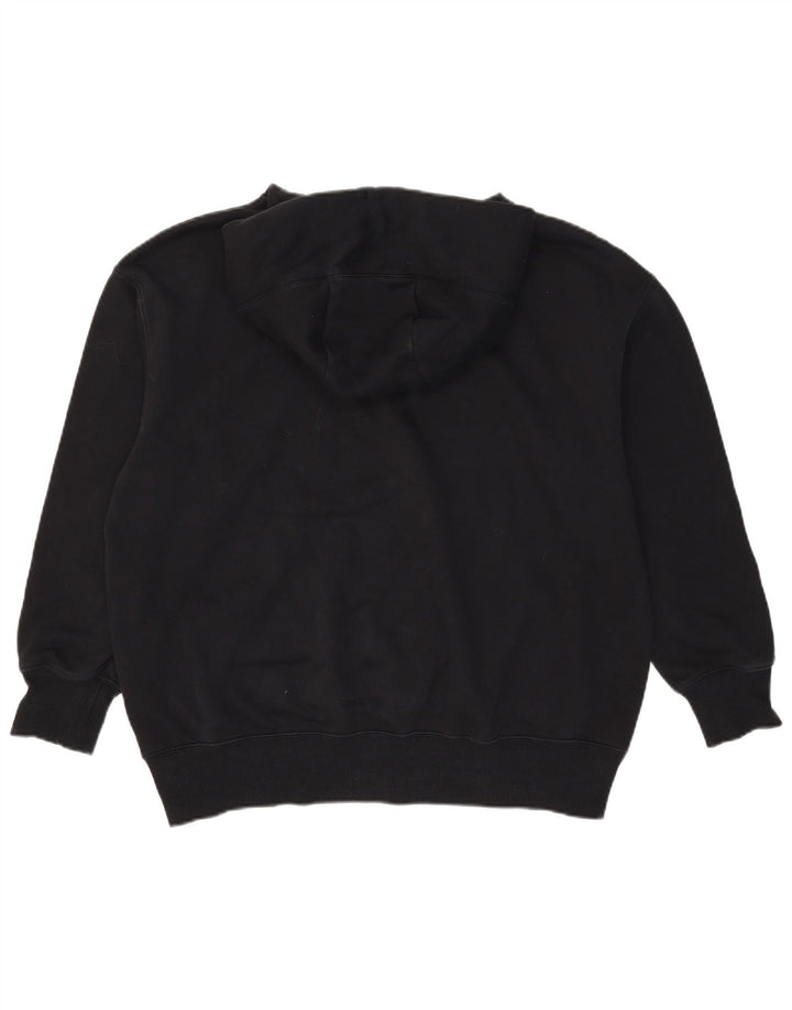 Jumper com capuz Nike masculino oversized pequeno algodão preto