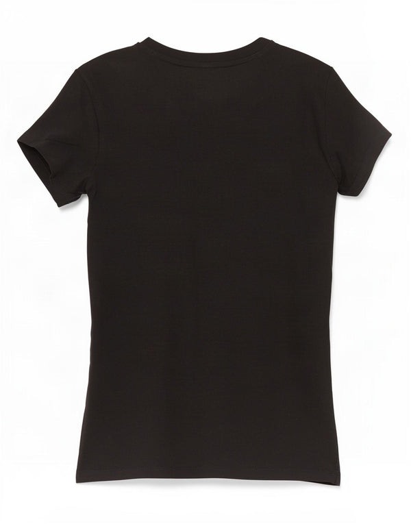 Camiseta feminina Guess UK 4 XS algodão preto