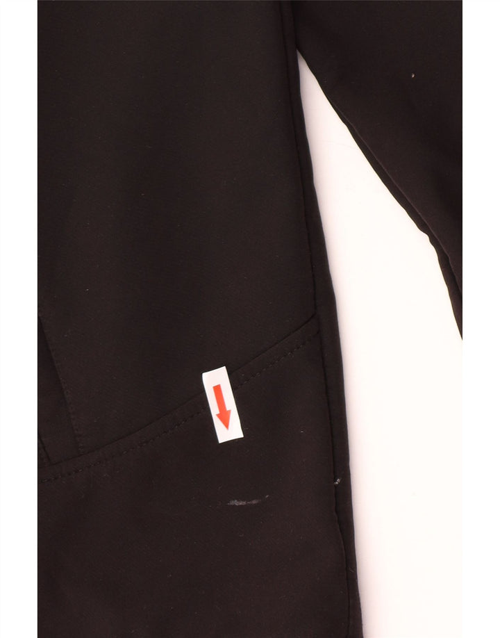 Jaqueta corta-vento masculina do armazém da montanha poliéster preto Reino Unido 40 grande