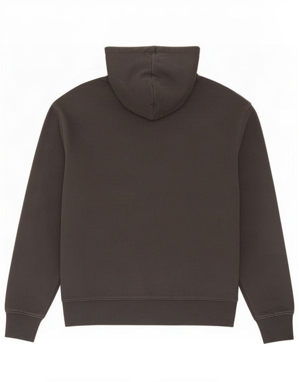 Zara Mens Hoodie Jumper XL Algodão Preto