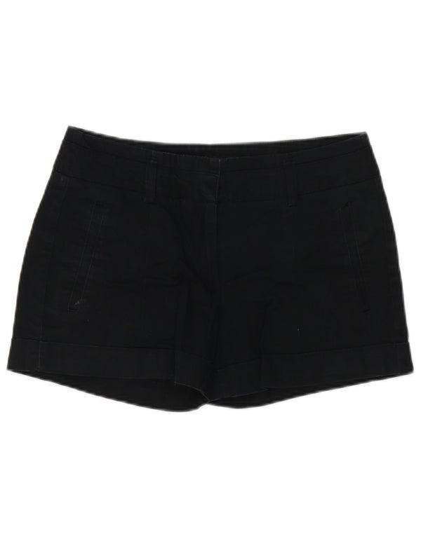 Zara Womens Chino Shorts Small W26 Black Cotton