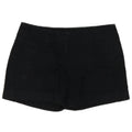 Zara Womens Chino Shorts Pequeno W26 Algodão Preto
