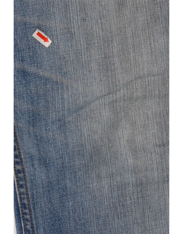 LEVI'S Masculino 514 Straight Jeans W34 L32 Azul Algodão