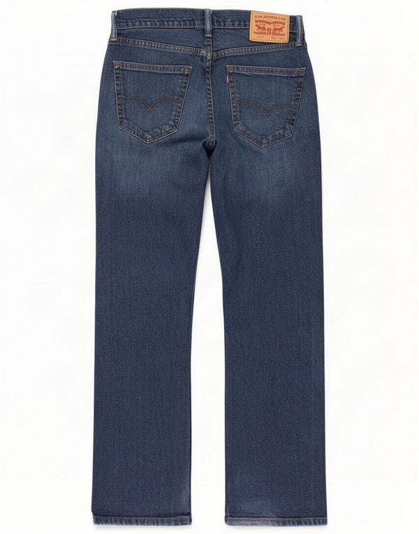 Levi's Mens 514 Straight Jeans W32 L30 Azul Algodão