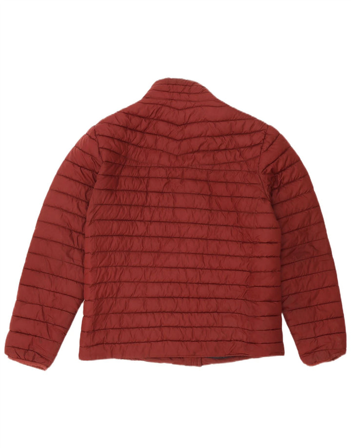 Jaqueta acolchoada masculina Joules UK 38 poliéster marrom médio