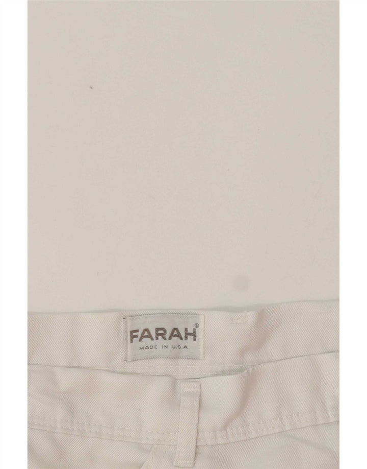 Farah Mens Casual Shorts W38 XL Branco